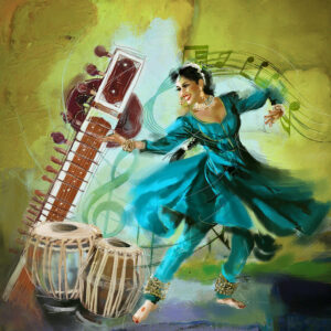 kathak dancer